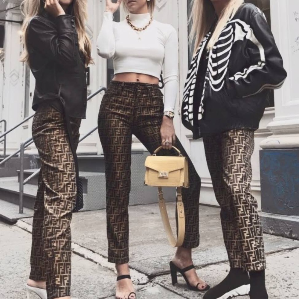 Fendi Zucca vintage pants